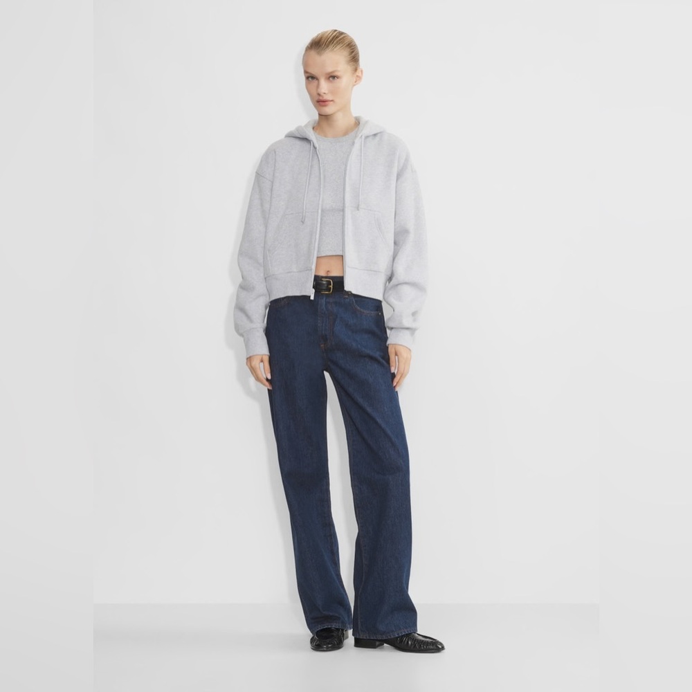 Aritzia Cozy Fleece Boyfriend Boxy Zip Hoodie!